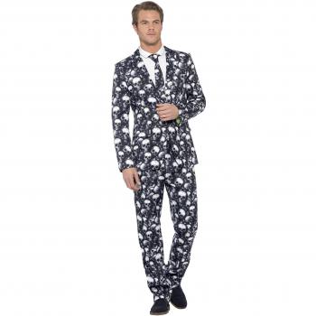 Traje Divertido de Calaveras Elegante para Hombre - Talla XL
