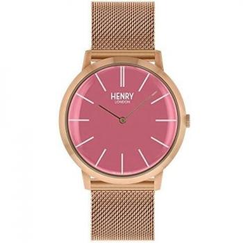 Henry London Reloj Analógico para Mujer de Cuarzo con Correa en Acero Inoxidable 5018479087182