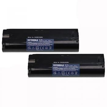 Batería Extensilo 2x Compatible con Makita 6018D, 6018DWBE, 6018DWE, 6019D, 6019DW, 6019DWBE, 6019D