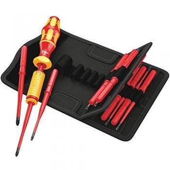 Wera Kraftform Komapkt VDE Adjustable Torque, Interchangeable Blade Screwdriver Set, 1.2-3.0Nm, 15PC, 05059291001