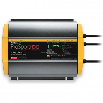 Promariner ProSport HD 12 Gen4 12 Amp Battery Charger 12/24v 2 Bank 120v Input