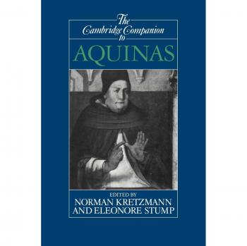The Cambridge Companion to Aquinas by Norman Kretzmann, published by Cambridge University Press