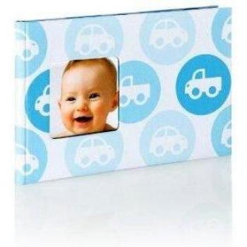 Pearhead 35203 Nursery Collection Brag Book, Pocket Album, azul