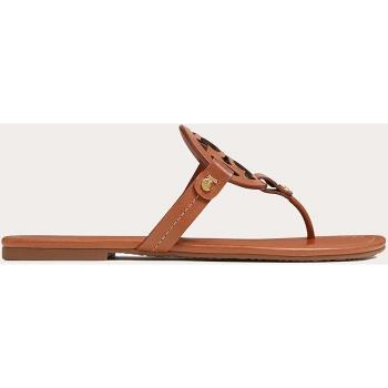 Tory Burch Women's Miller Flat Thong Sandals - Vintage Vachetta Leather - Size 8