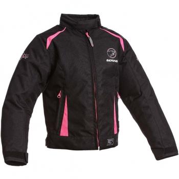 Bering - Chaqueta Kid Melissa noir-rose, BERING - Blouson Kid Melissa Noir-Rose, Noir / Fuchsia, 8 años