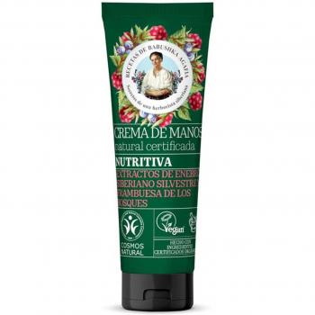 Green Agafia Crema de Manos Nutritiva con Extractos de Enebro Siberiano Silvestre y Frambuesa de los Bosques - 75ml