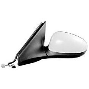 Espejo retrovisor VAN WEZEL 1787807 con carcasa negra, ajuste manual, cristal convexo y diseño específico para vehículos