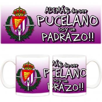 Taza Día del padre padrazo y además Pucelano Real Valladolid fútbol