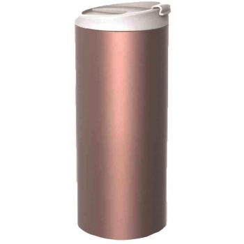 Zak Designs Taza térmica 350 ML Rosado, Acero Inoxidable, Rosa, 8 x 8,5 x 18,5 cm