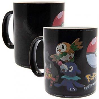 Taza Térmica Pokemon, Catch Them All, Cambio de Color con Calor, Porcelana, 300 ml