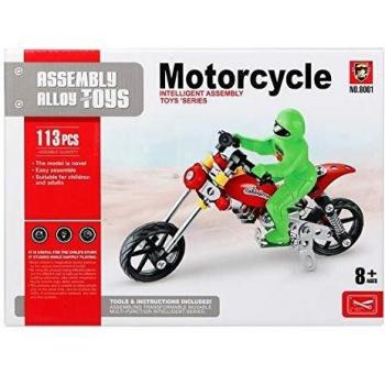 Juego de Construcción Motocicleta BB Fun - 113 Piezas
