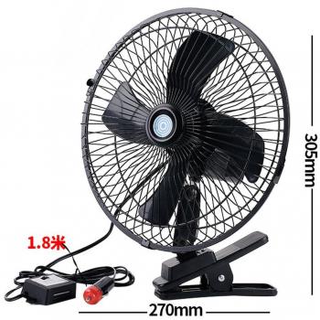 Car Ventilador, 12 V Car Fan, ventilador aire acondicionado ventilador, Vertical y Horizontal ajustable Ventilador