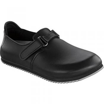 Sandalias Clog Linz Superlauf para Dama en Piel Natural, Color Negro, Talla 36