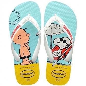 Havaianas Snoopy - Chanclas, Unisex-Adultos, Blanco