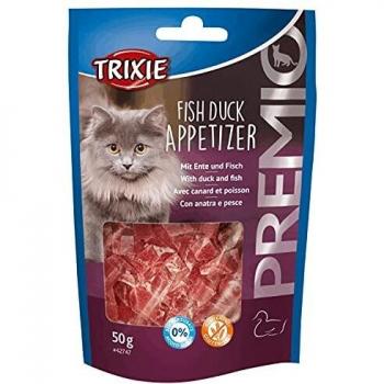 Aperitivo de Pato y Pescado para Gatos Trixie 50 g