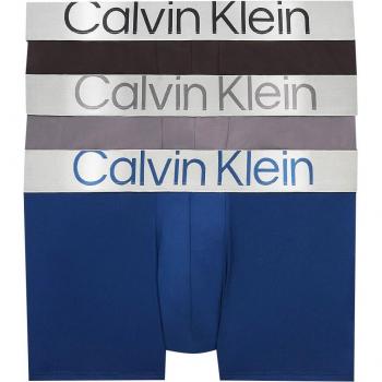 Calvin Klein - Pack de 3 bóxers de tiro bajo Steel Micro