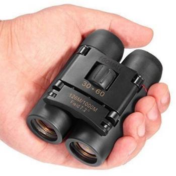 DAXGD Plegable bionoculars 30 x 60 Zoom Óptica Telescopio Alta resolución para la observación de Aves Viaje y Caza