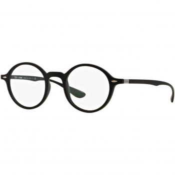 Ray-Ban 0Rx7069, Monturas de Gafas Unisex-Adulto, Matte Black, 46