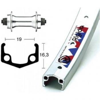Bike-Parts 28´´ Hinterrad Rigida Cyber 10 + Schraubkranz-Nabe 6/7-fach