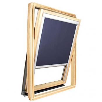 Estor Opaco Azul Compatible Roto 83.5 x 60 cm