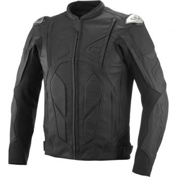 Ixon Chaqueta de Moto Rage Negra, cuero, color negro, talla L