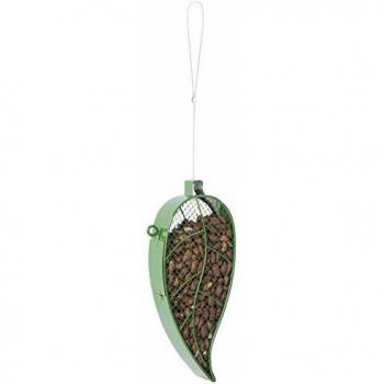 Comedero Colgante Original en Forma de Hoja de Metal 30 x 4,8 x 13 cm