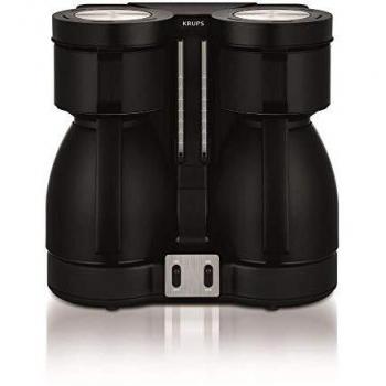 Krups KT 8501 - Cafetera de filtro, 1700 W, 16 tazas, plástico, negro