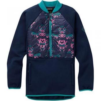 Burton W Khalsa HYBRD ANRK - Chaqueta de forro polar para mujer, Mujer, azul oscuro, large