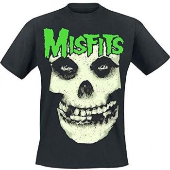 Misfits Jarek Skull T-Shirt for Men - Black - Sizes S to XXL