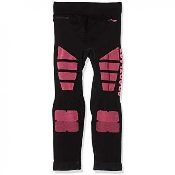 Sportlast MC205N Malla compresiva capri, Mujer, Negro/Coral, L