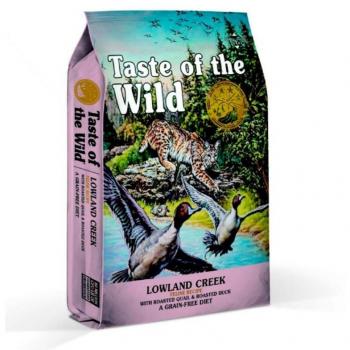 Taste of the Wild Lowland Creek Grain Free - Pienso para gatos sin cereales, con carne de Pato