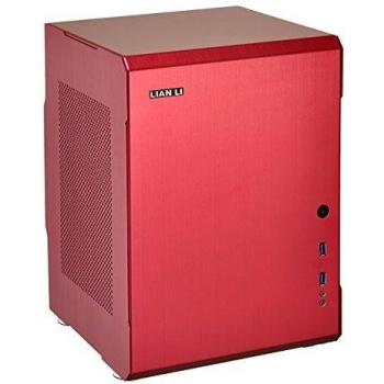 Lian Li PC-Q34 Mini-Tower Rojo - Caja de ordenador
