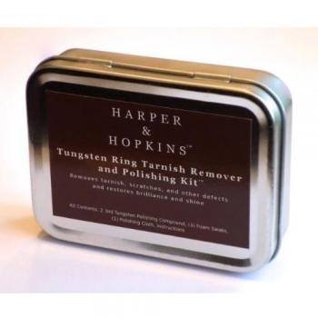 Harper y Hopkins Anillo de Tungsteno no Remover y Kit de pulido