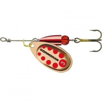 Cormoran Bullet Spinner tamaño 4/12,5 G Kupfer/rot gepunktet