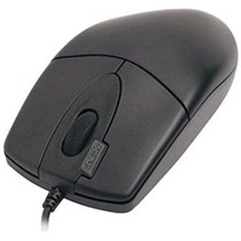 Ratón óptico A4Tech OP-620D USB negro, 800 DPI, doble clic, 3 botones