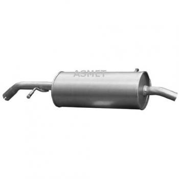 Silenciador trasero ASMET 09.048 para CITROËN C3 I Schrägheck (FC, FN_)