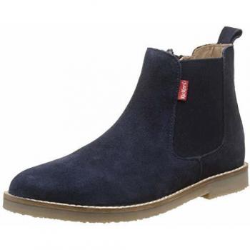 Kickers Tyla, Botas Slouch Unisex Niños, Azul