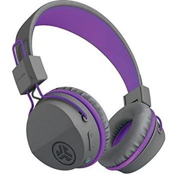 Auriculares Inalámbricos Jlab JBuddies Studio para Niños Plegables Violeta con Limitador de Volumen y Micrófono