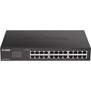 D-Link DGS-1100-24V2/E, Switch Smart 24 Puertos Gigabit, RJ-45, Gestión Web, Layer 2, VLAN, sobremesa