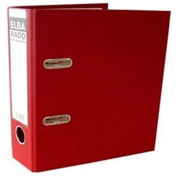 Carpeta ELBA Rado Plast A5 Vertical 75 mm PVC Rojo