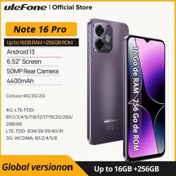 Ulefone Note 16 Pro Télefono móvil 8GB RAM 256GB almacenamiento Dual Sim Violeta 6.5'' Púrpura Dual LTE