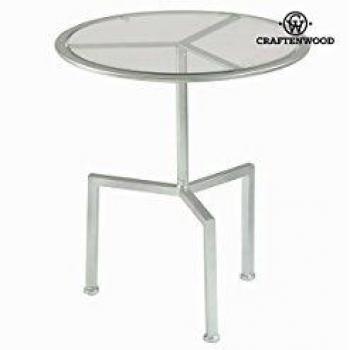 Tavolo ad angolo metallo e vetro by Craften Wood