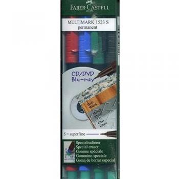 ROTULADOR Permanente Faber Castell MULTIMARK S Bolsa de 4