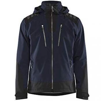 Chaqueta Softshell Ligera con Capucha Desmontable y Repelente al Agua - Blaklader 4749