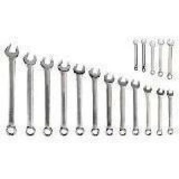 Blackhawk By Proto MF-017M 12 Point Metric Combination Wrench Set, Satin Finish, 17-Piece