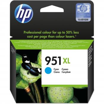 Cartucho de tinta original HP 951XL de alta capacidad cian CN046AE