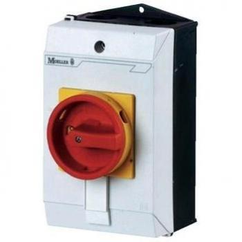 Eaton P3-100/I5/SVB Safety Switch 3-pole 55kW, MR switch for floor mounting, lockable, 690 V, Red, Main Circuit Breaker 3-Pin, 100 A, Emergency