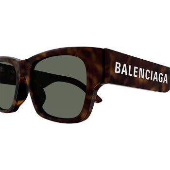 Balenciaga Max Square Sunglasses Bb0262Sa 002 Brown Unisex 56 MM