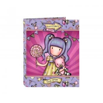 Carpeta Folio 4 Anillas Mixtas Gorjuss Fairground First Prize - Safta