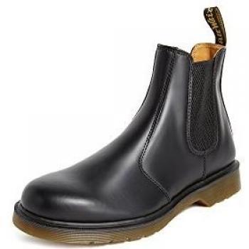 Dr. Martens 2976 Black Leather Chelsea Boots for Men, Size 46 EU (12 UK)